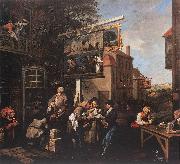 HOGARTH, William Soliciting Votes s oil painting artist